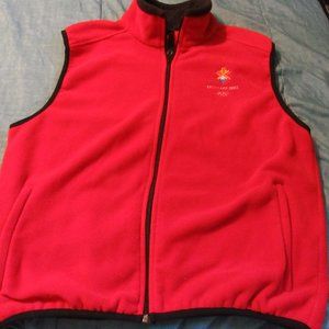 Mens Vtg Marker USA 2002 Salt Lake Olympics Vest Sz L
